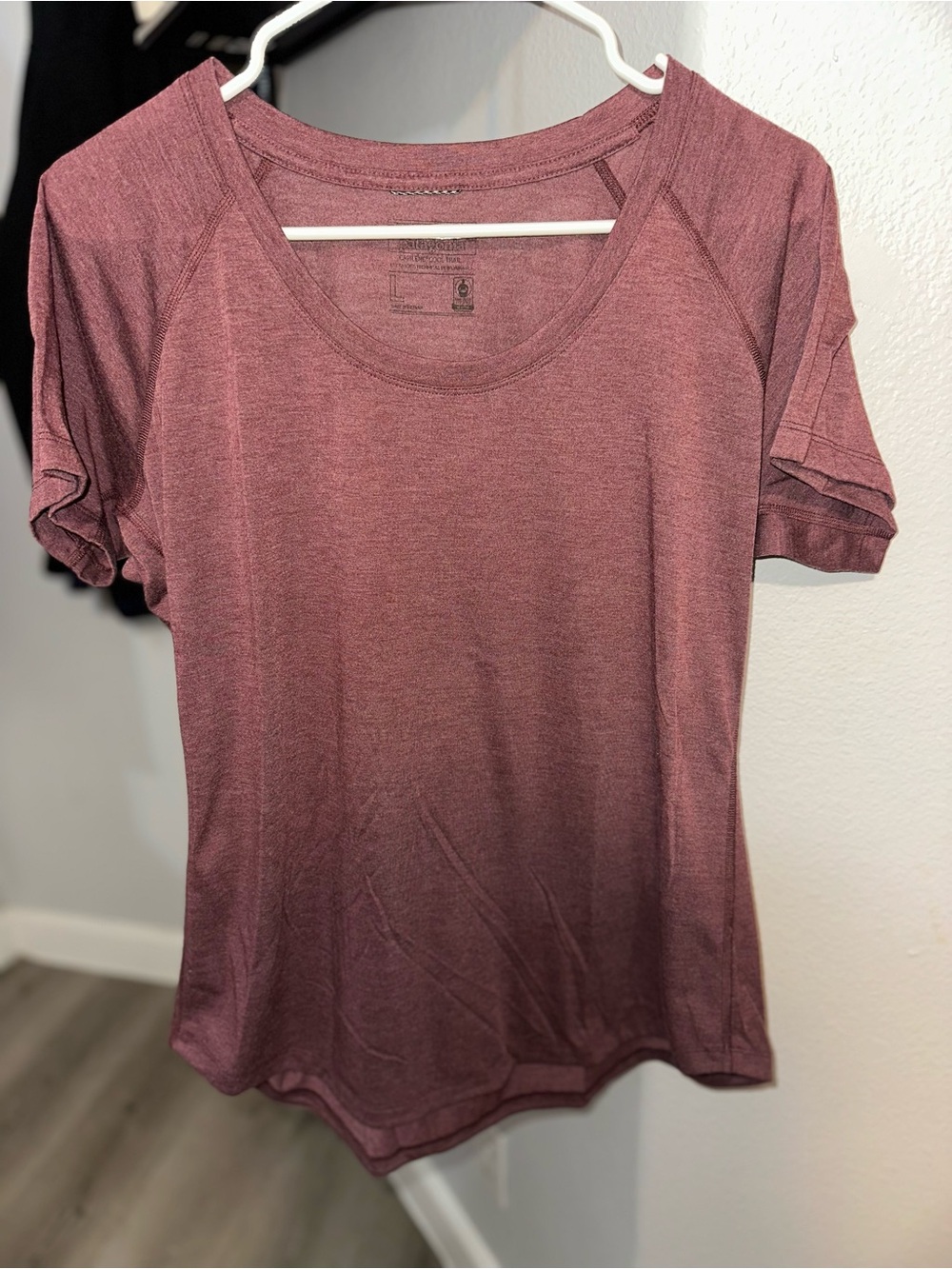 Patagonia Women's Short Sleeve Scoop Tee in Dusty Mauve